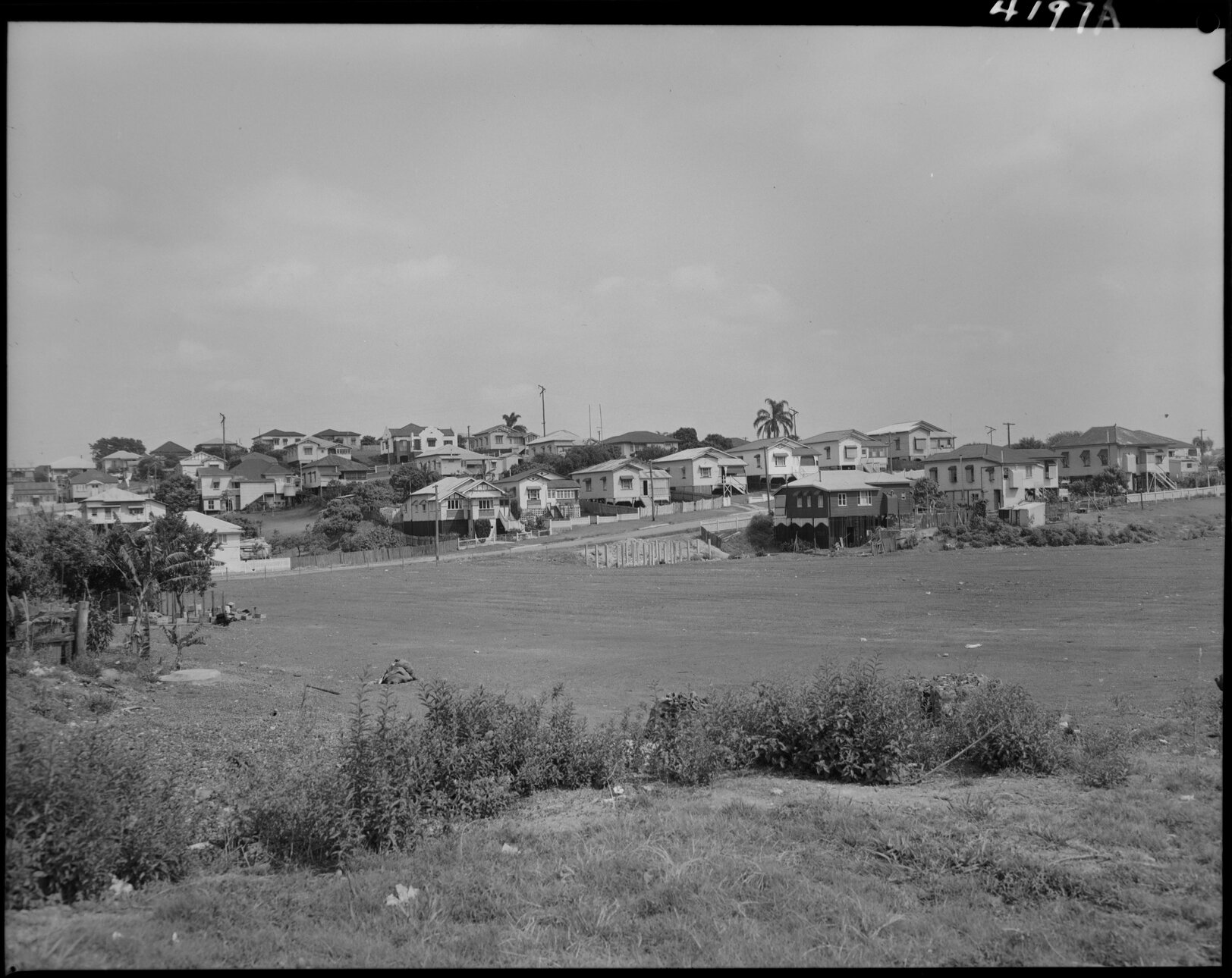 Reclaimation work of former Wesley Street refuse tip, now Wesley Street Park, Lutwyche  -1953