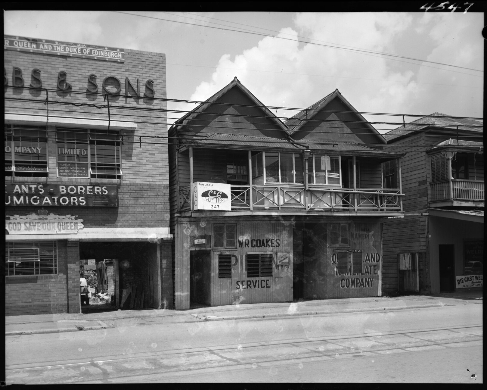 347-363 Stanley Street, South Brisbane - 1954