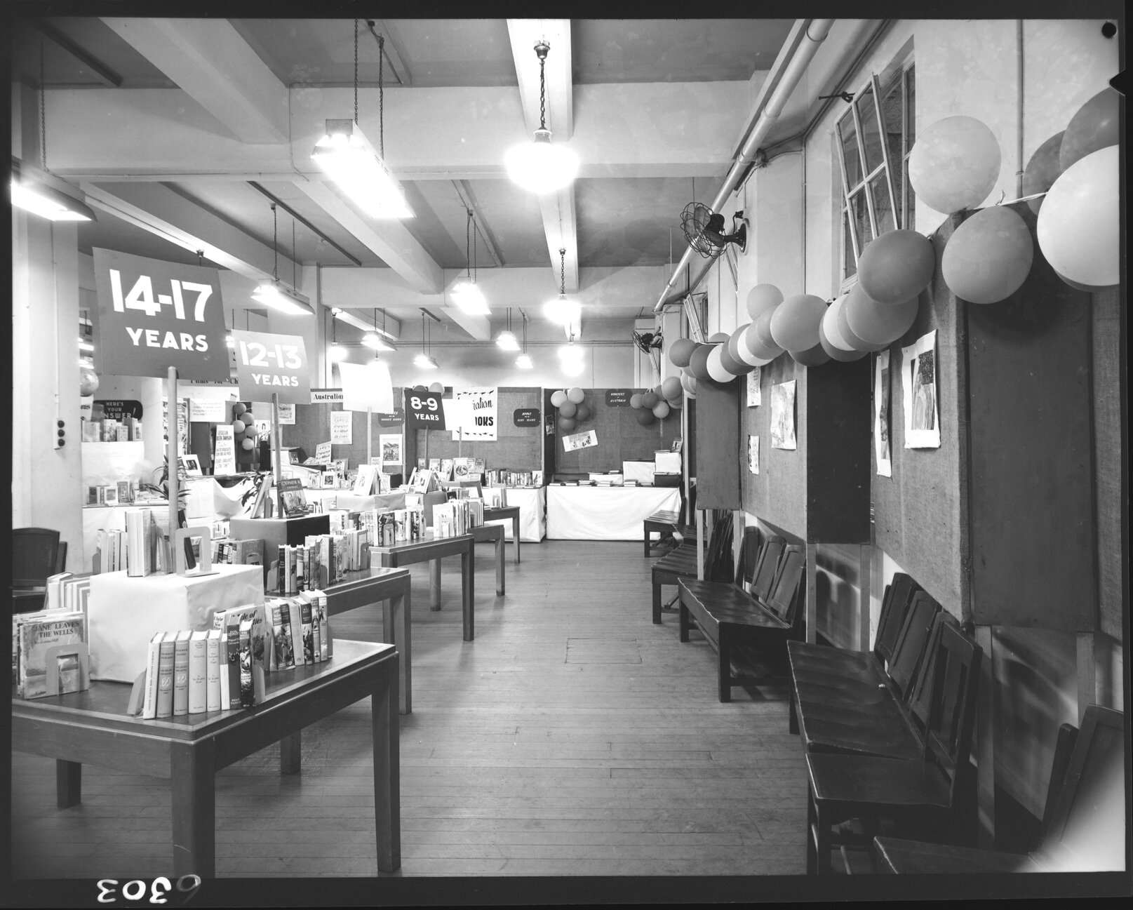 Children's Book Week Display, Brisbane City Hall Basement - 1955