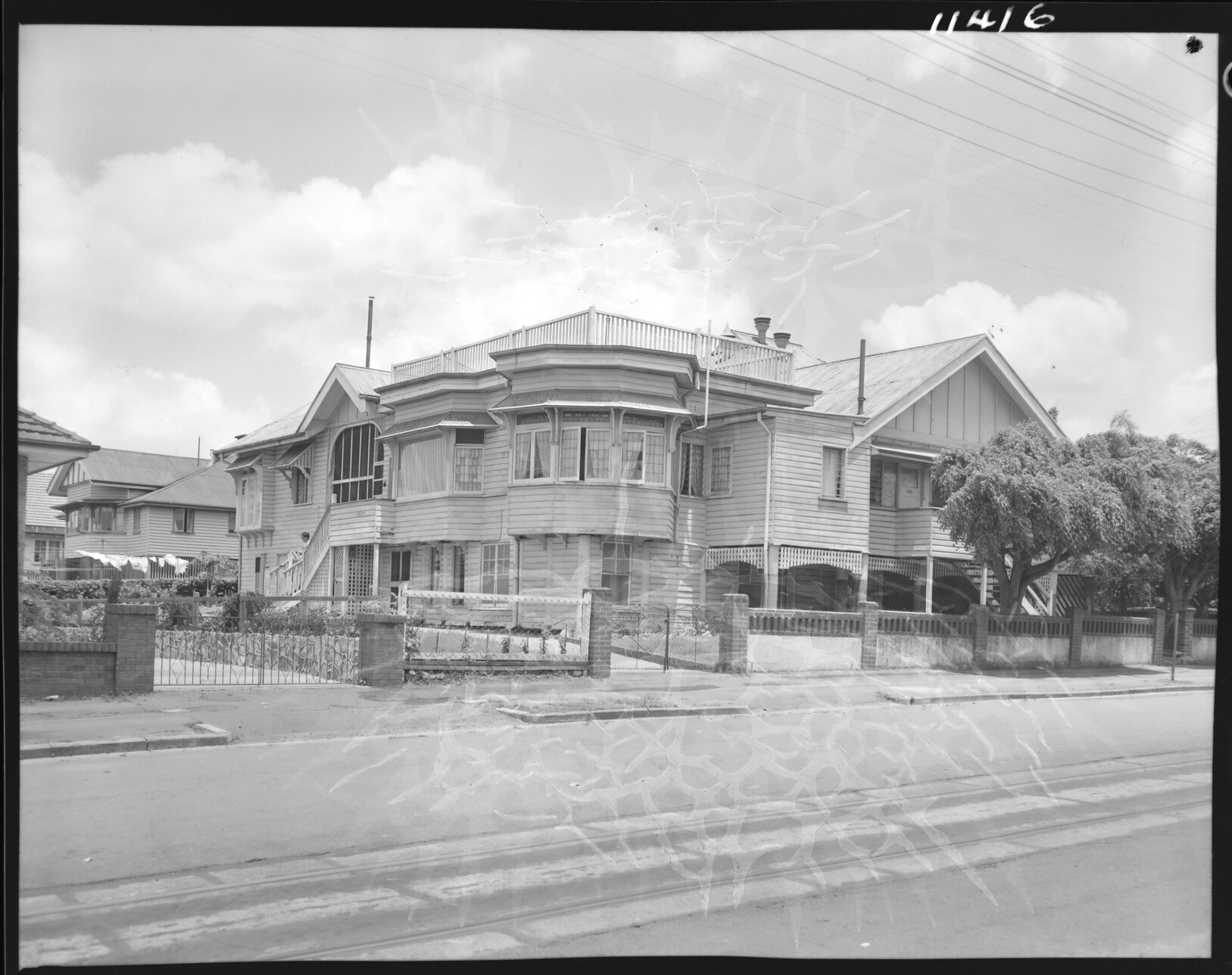 Melvic House, corner of Brunswick Street and Oxlade Drive - New Farm - 1959