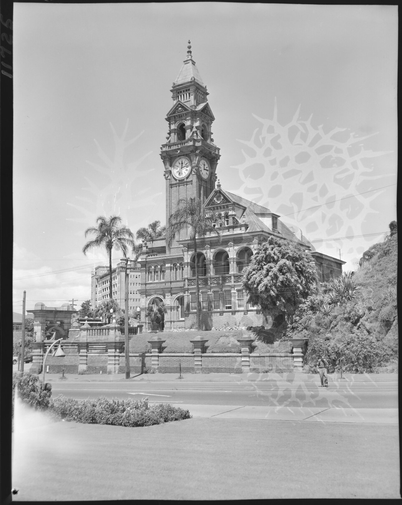 South Brisbane Town Hall from Vulture Street - 1959