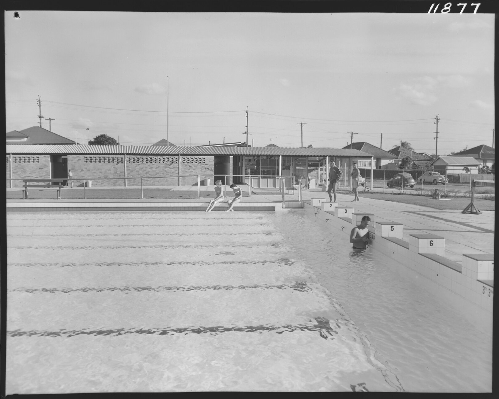 Langlands Park Memorial Pool, Stones Corner - 1959