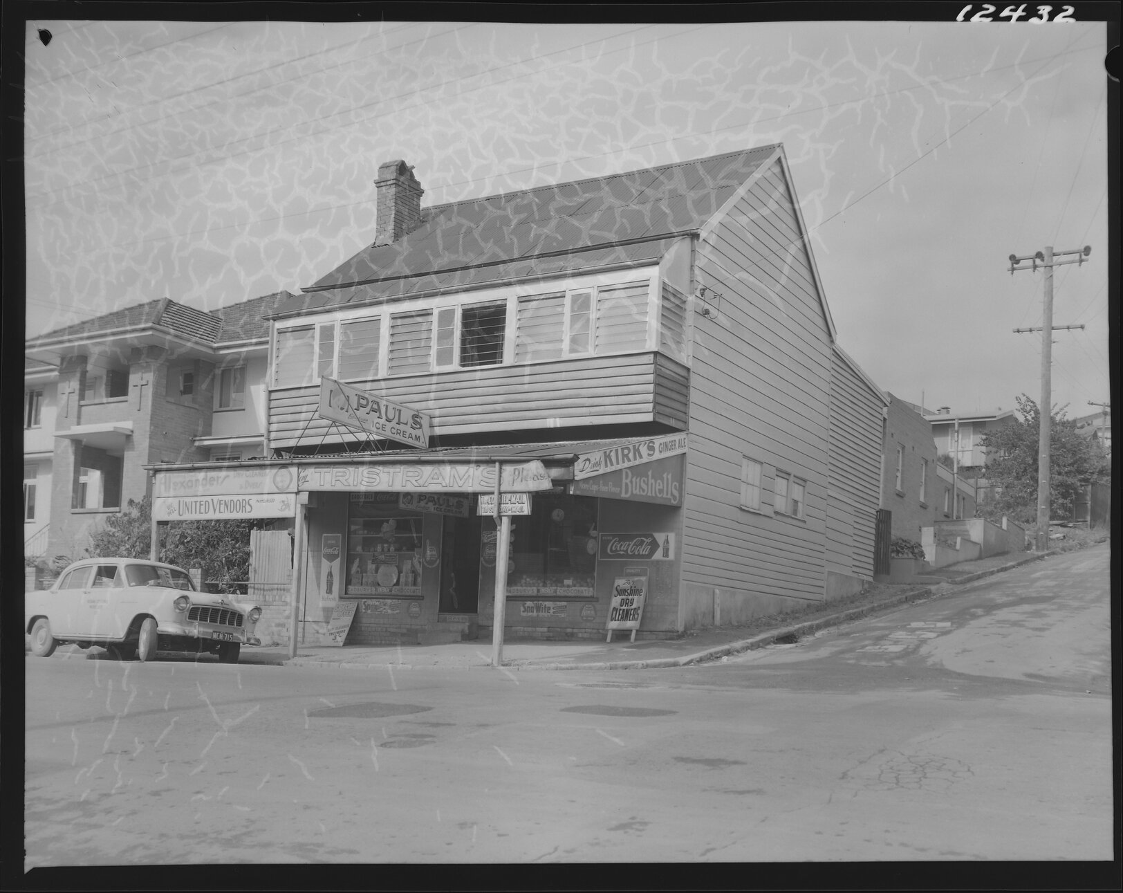 Corner shop on Boundary Street, Spring Hill - 1959