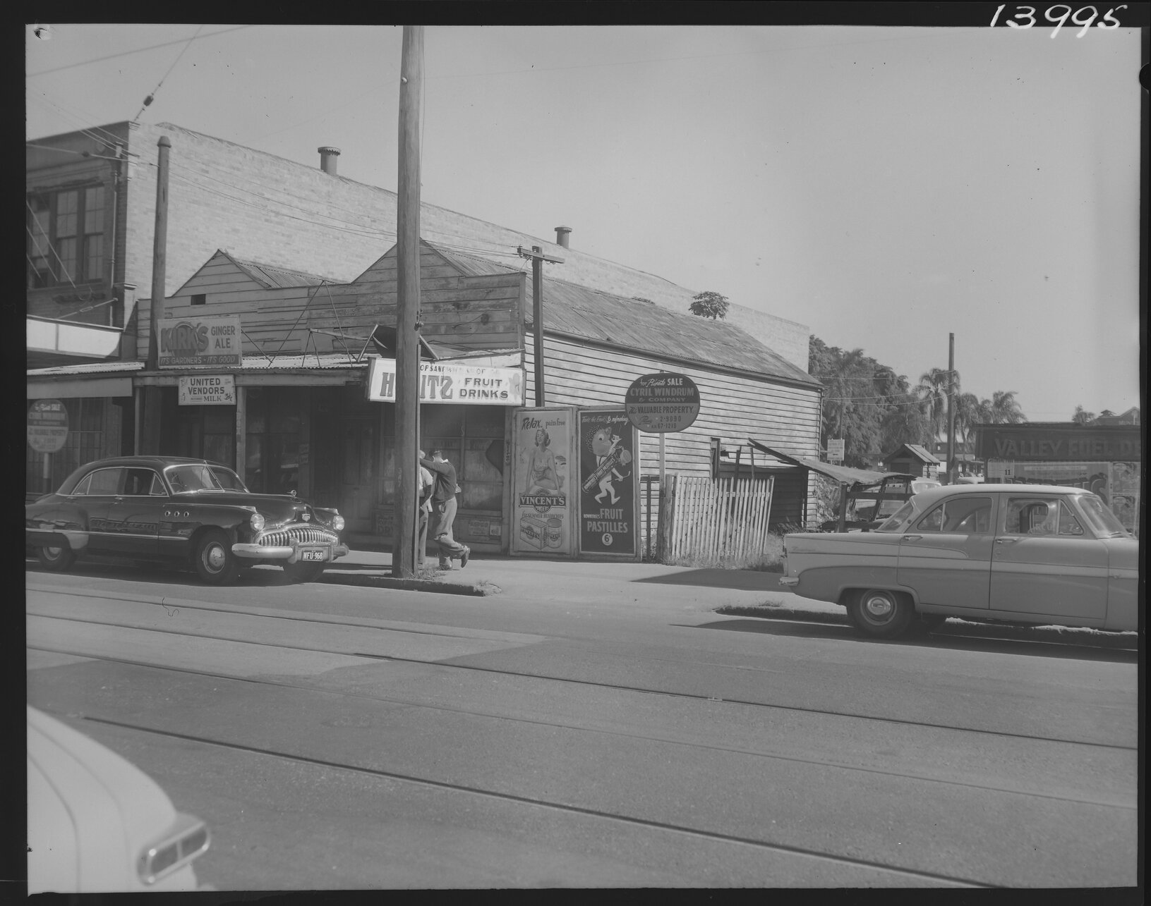 Shops on Ann Street, near Bridge Street, Fortitude Valley - 1960