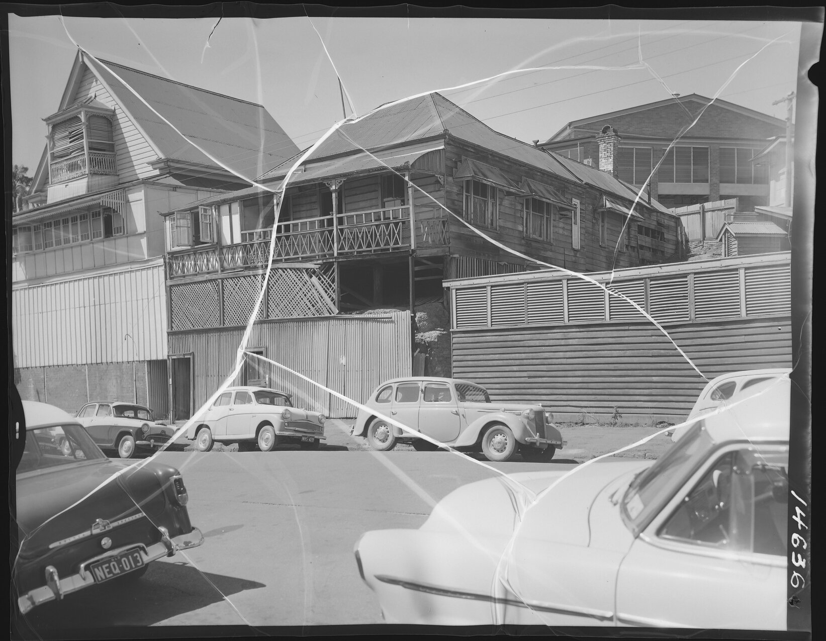 Rundown Queenslander in South Brisbane - 1960