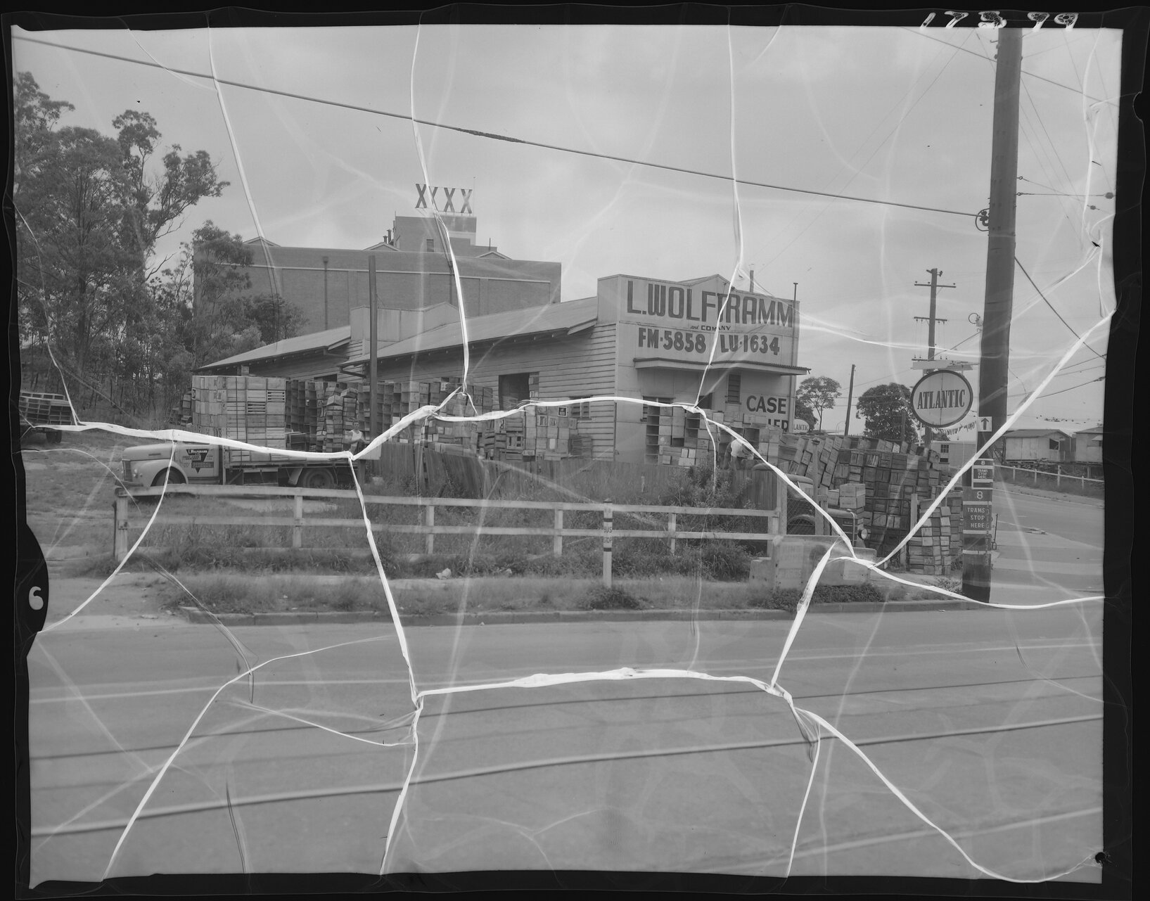 L Wolfgramm cases and crates dealer, corner of Milton and Baroona Road, Milton - 1961