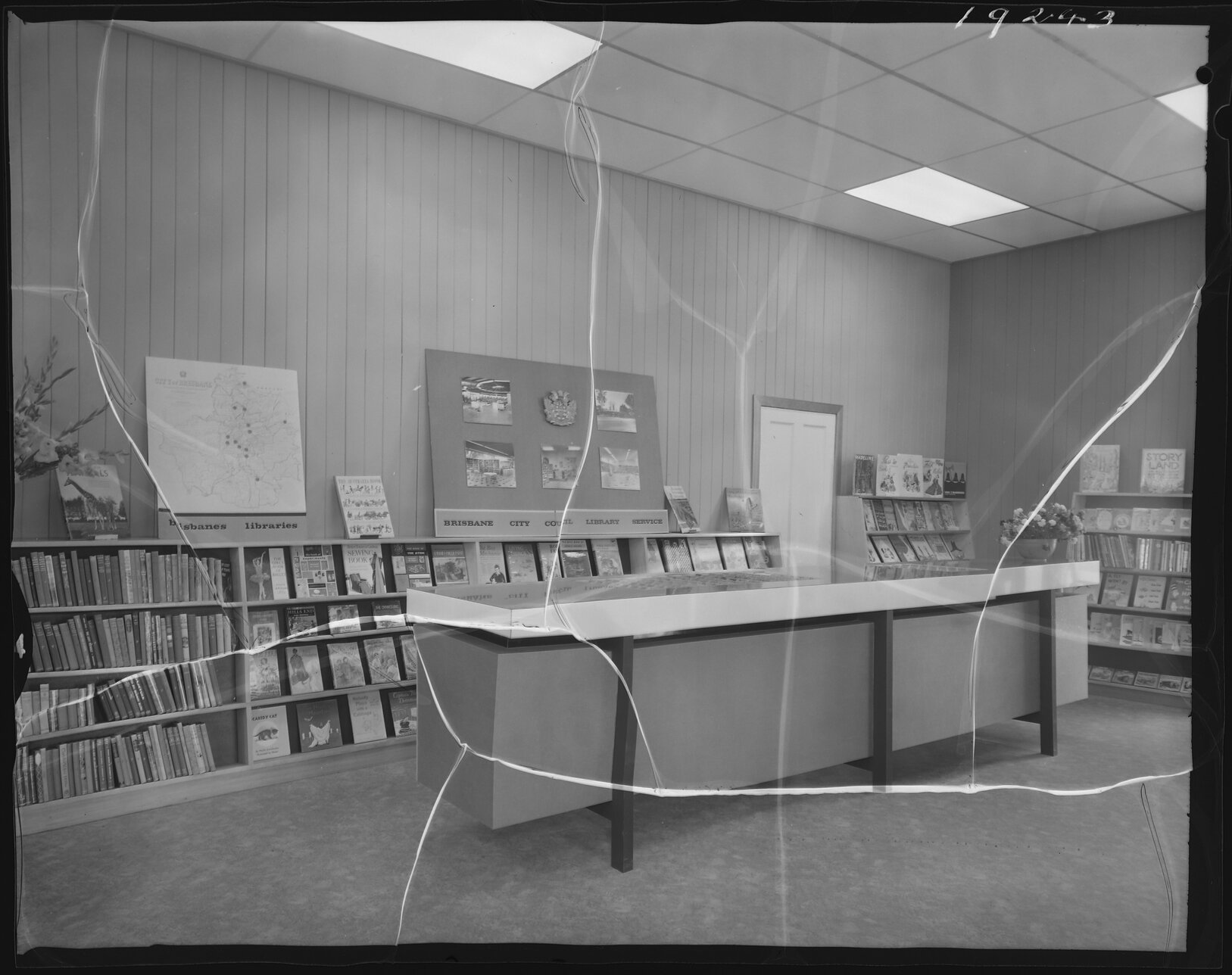 Interiors of Virginia Library - 1962