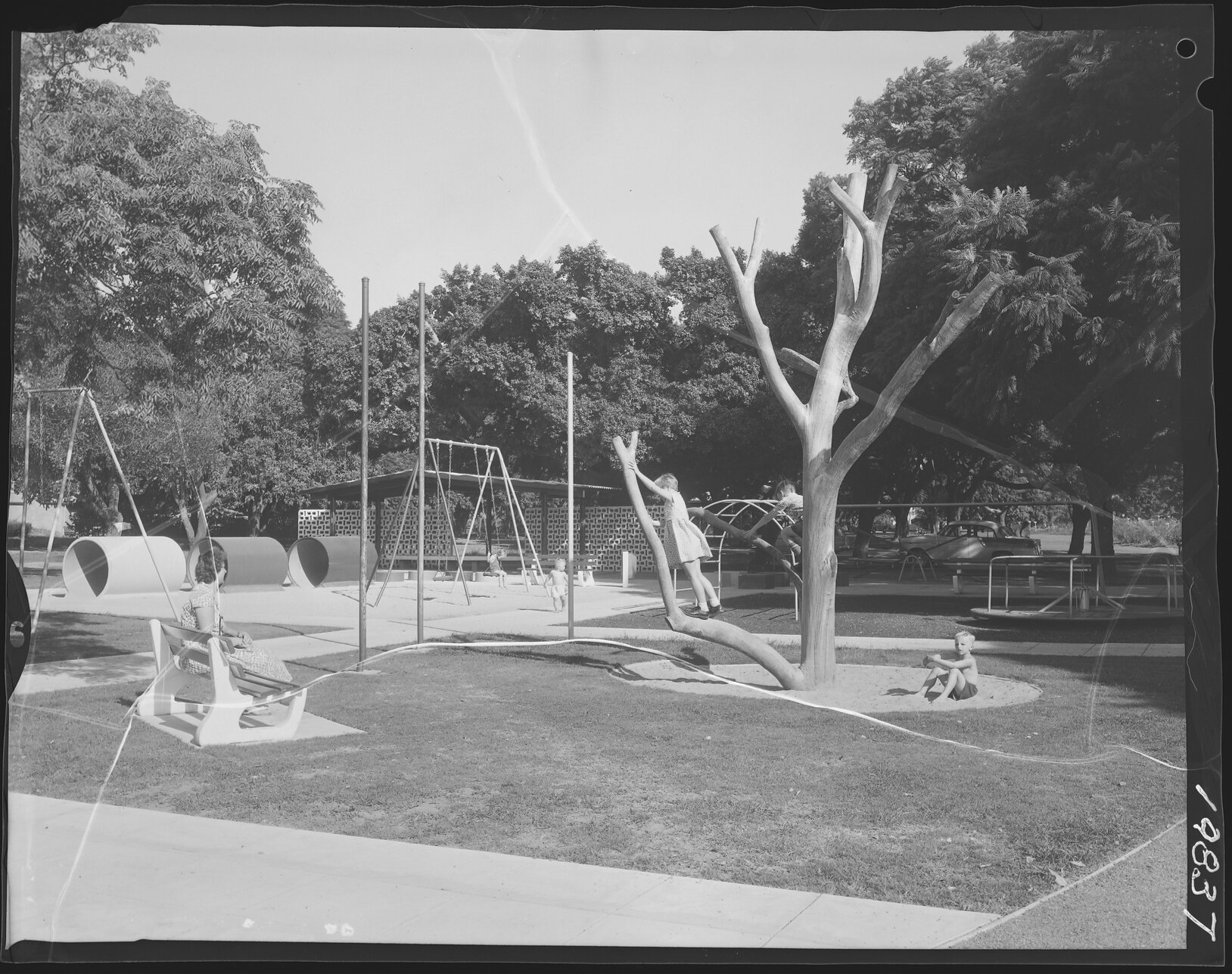 Children's playground in New Farm Park - 1963