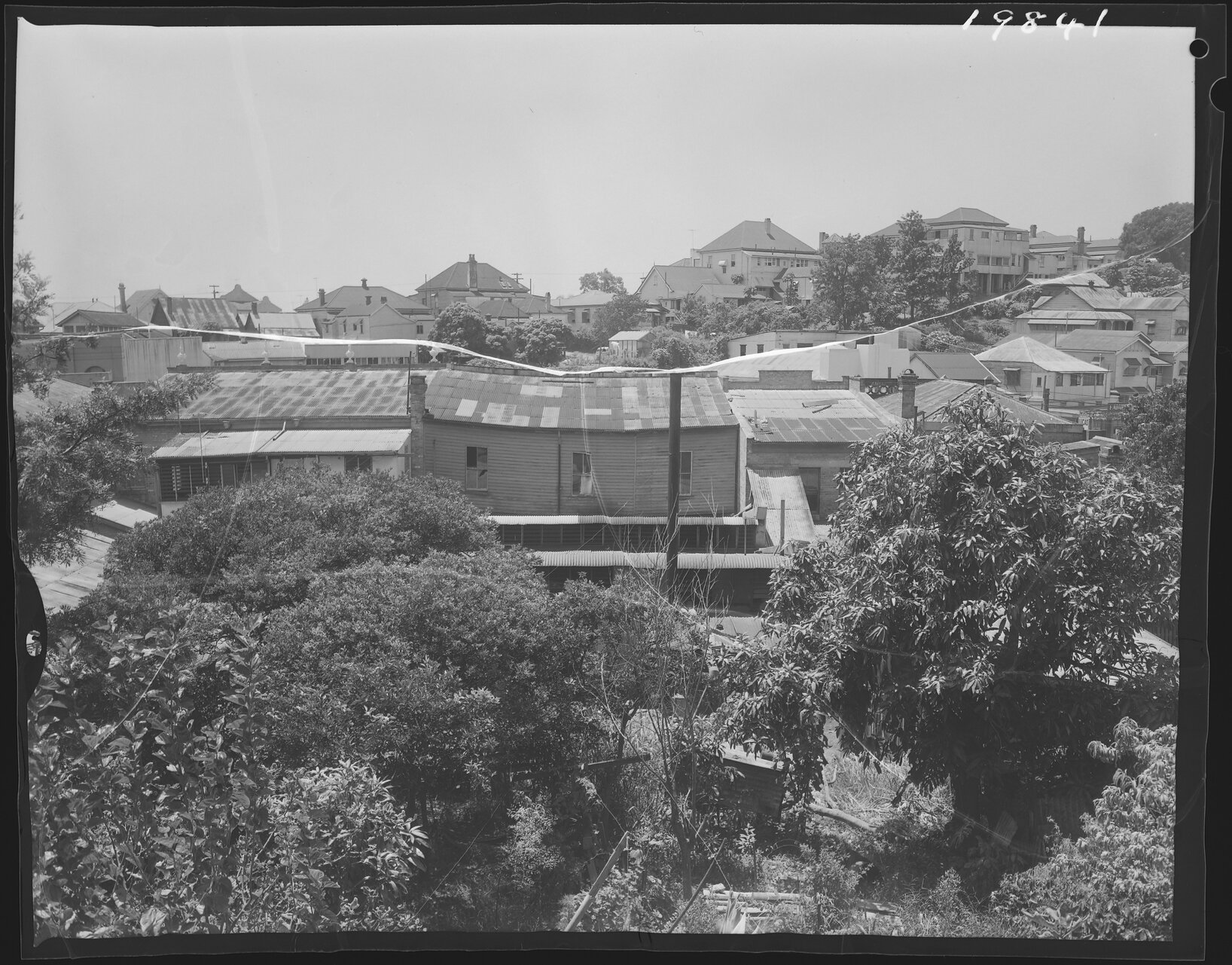 View of houses, possibly on Thomas Street, Kangaroo Point