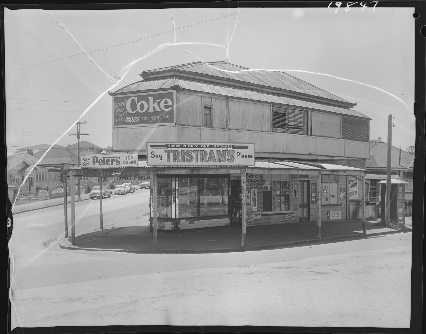 Shop on corner of Vulture and Stanley Street, South Brisbane - 1963
