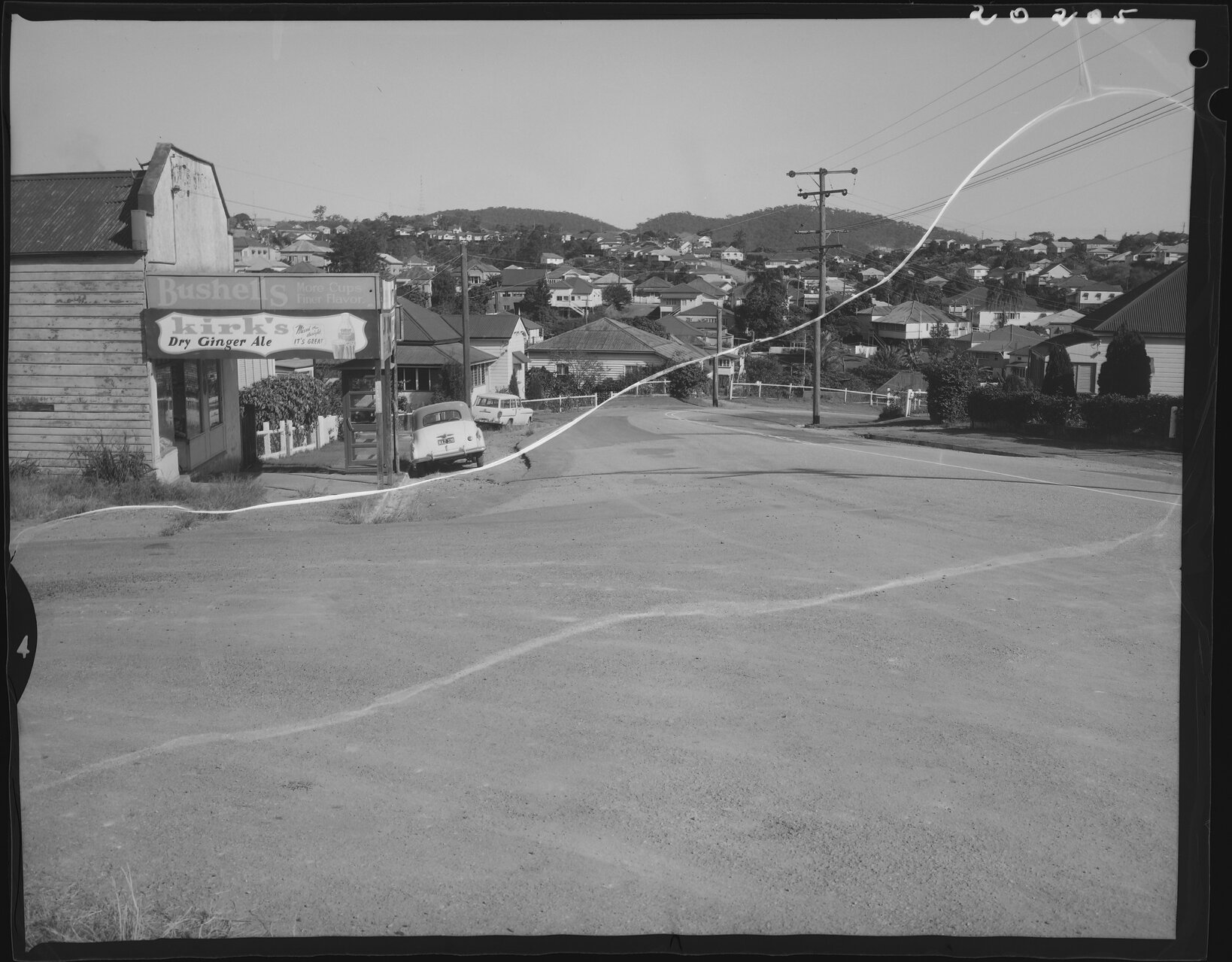 Kennedy Terrace at corner of Morris Street looking west, Paddington - 1963