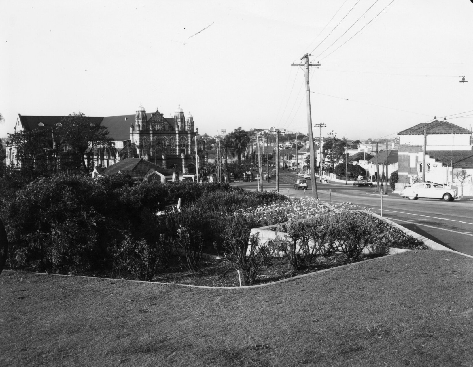 View of the Exhibition Building Old Museum Gregory Terrace Bowen Hills 1963