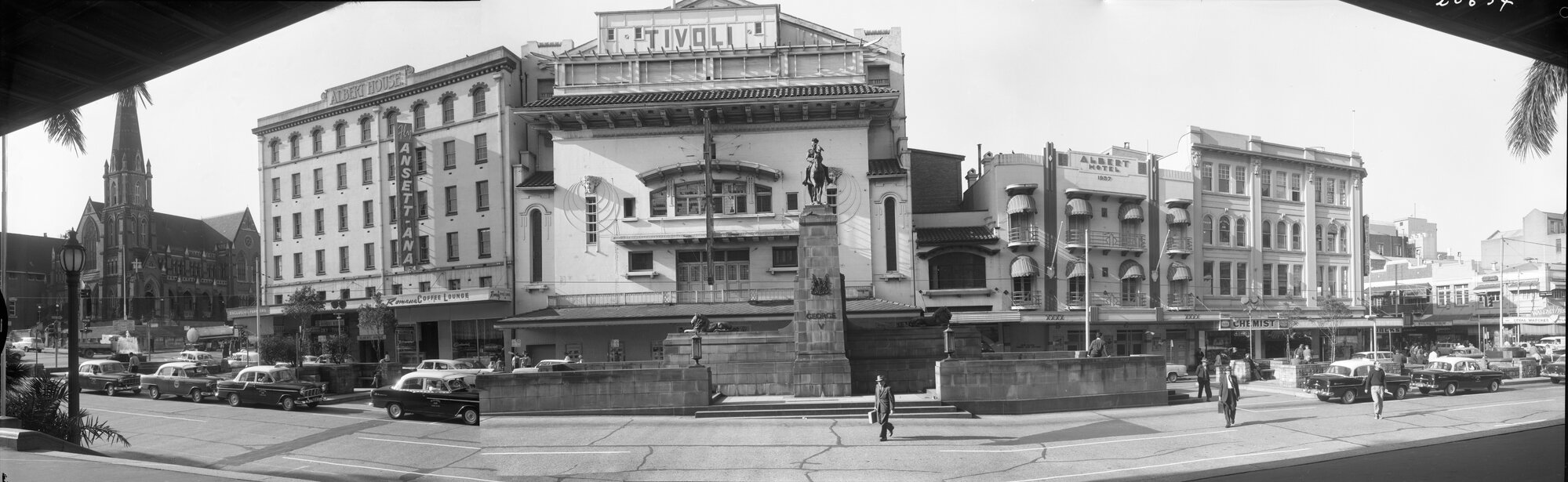 View of King George Square from Albert Street, Brisbane City- 1963