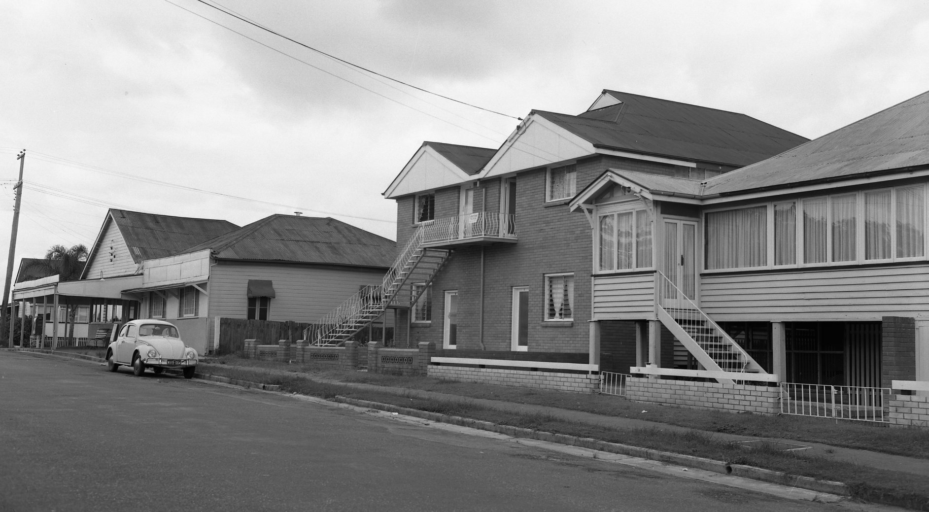 Flats and shops at 6 to 12 Park Parade, Shorncliffe - 1967