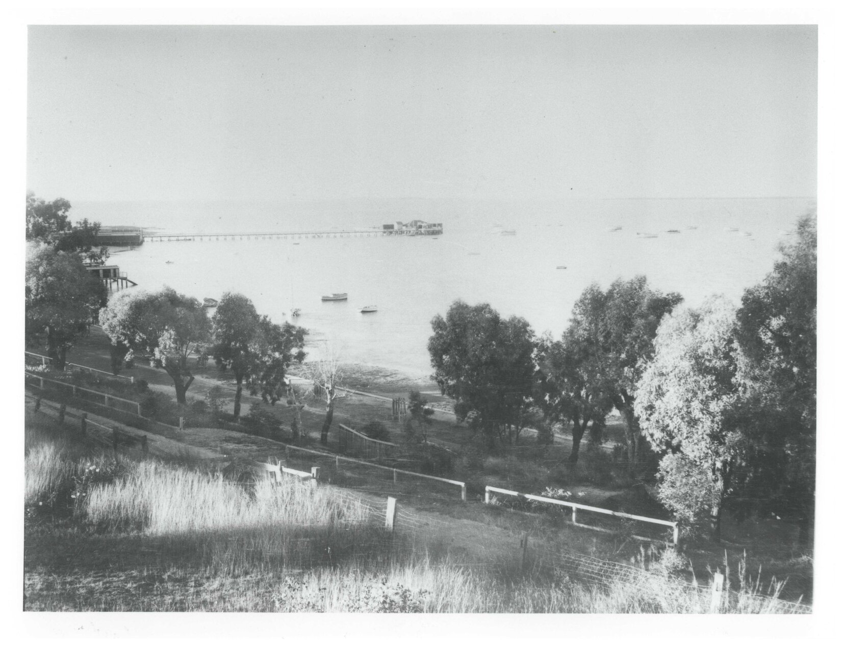 View of Moreton Bay from Benalla Street, Manly - 1930s