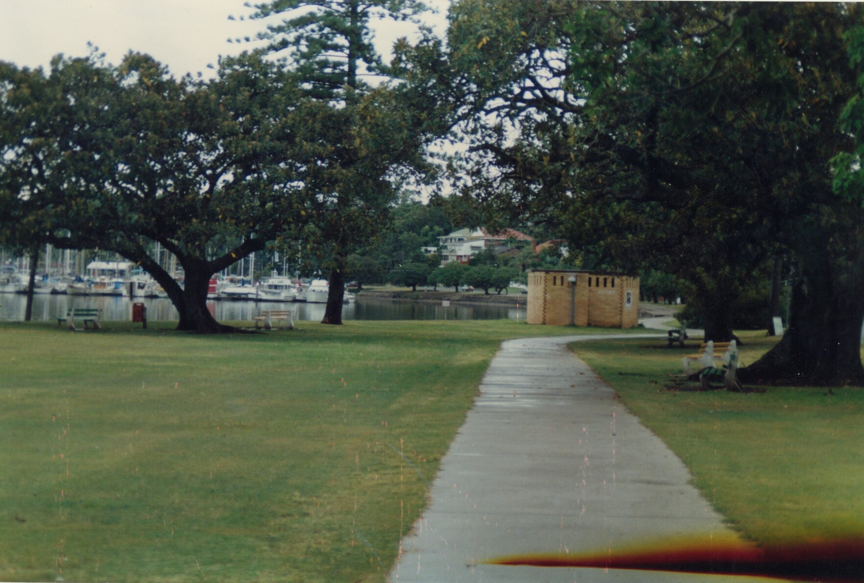 Cycle path in Bayside Park, Manly - 1988 