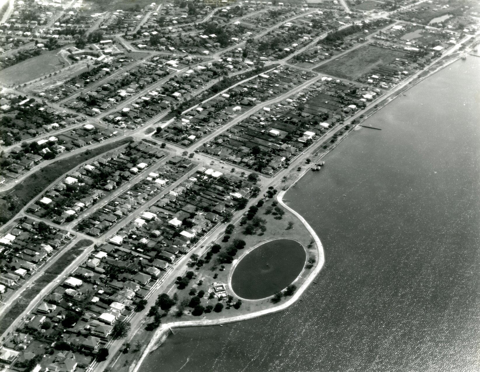 Aerial photo of Sandgate - 1963