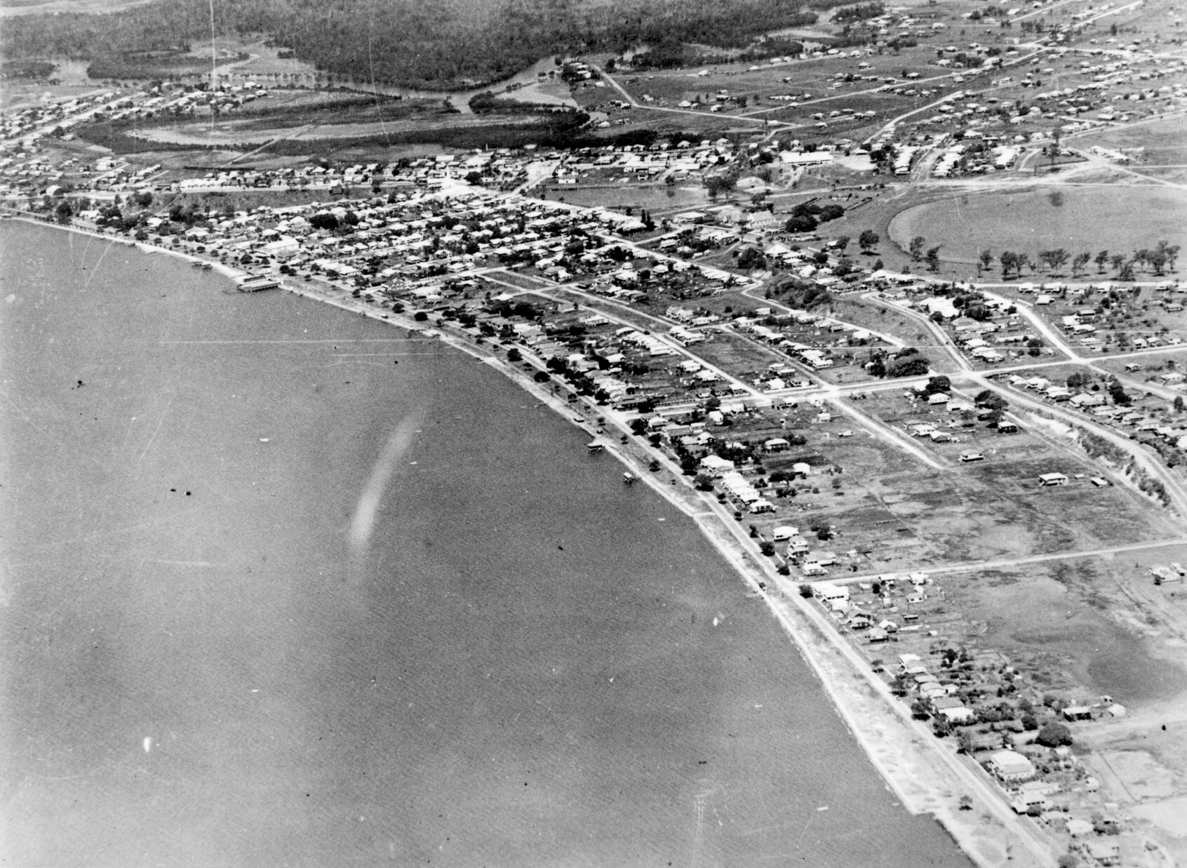 Aerial photo of Sandgate - 1934