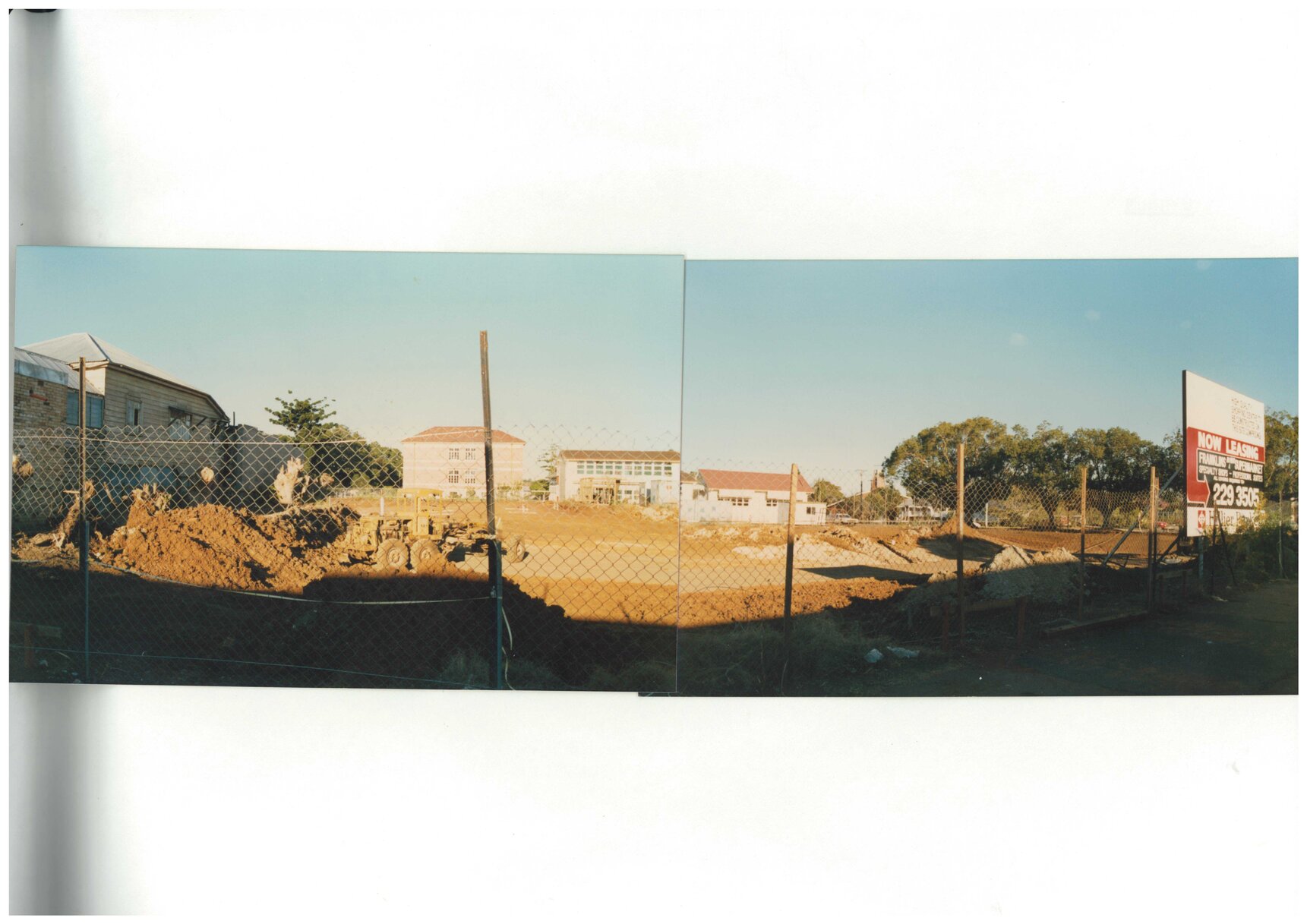 Construction of Franklin's Shopping Centre, Wynnum 1987