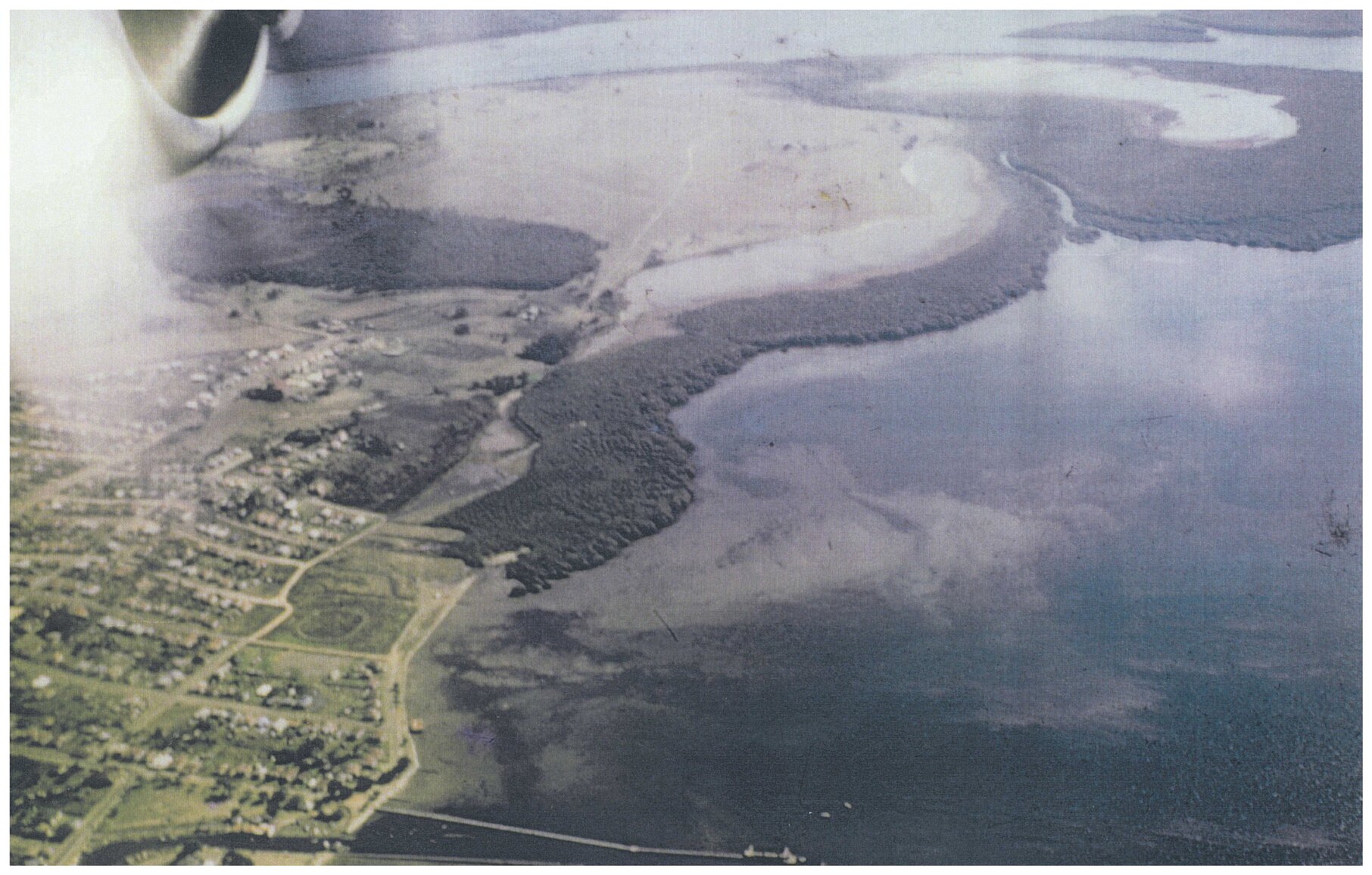 Aerial photograph of Wynnum and Lytton  - 1930