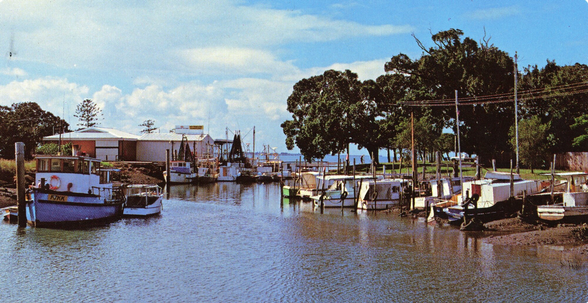 Postcard of Wynnum Creek - 1970s