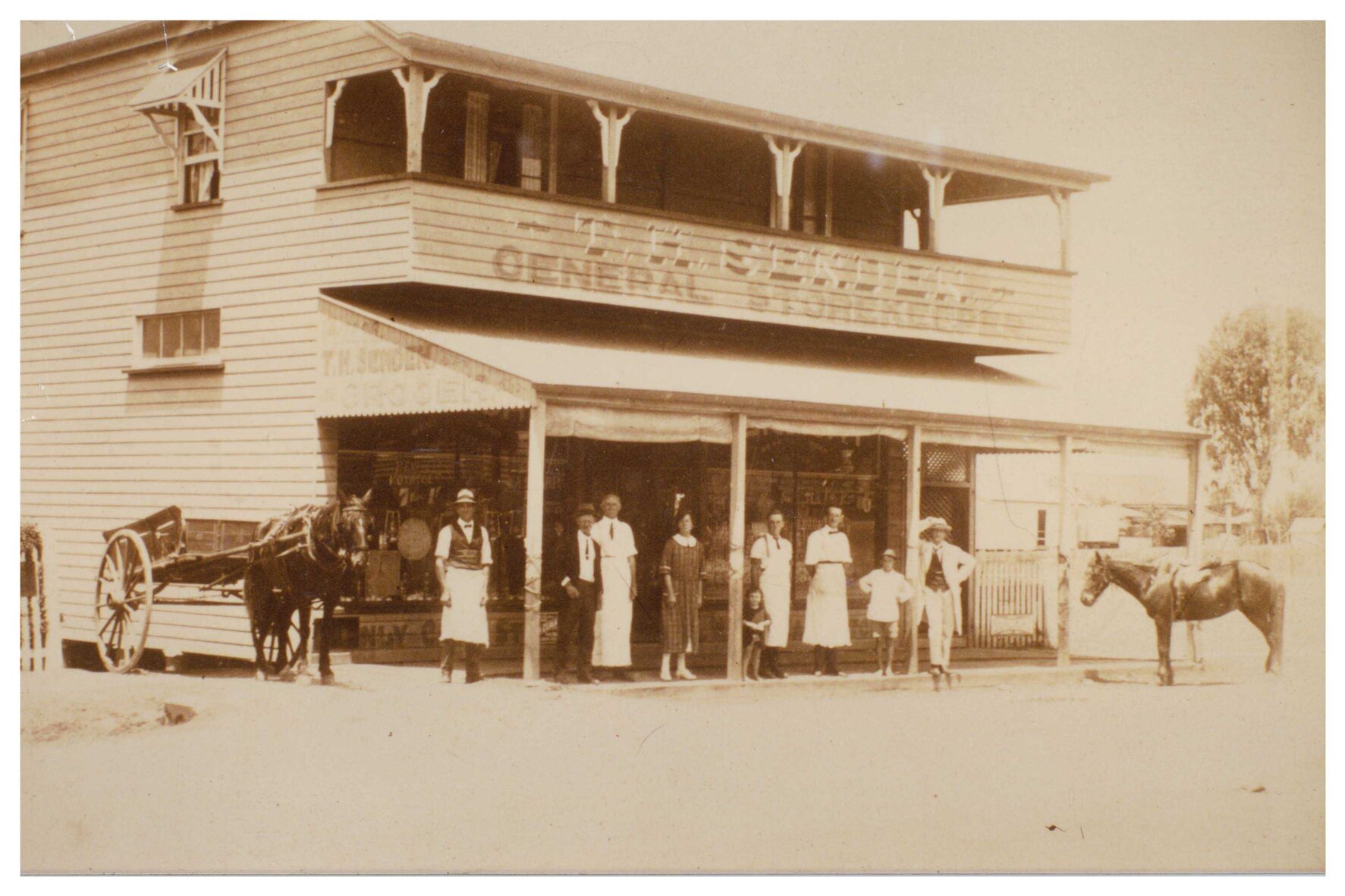 T.H. Senden's store, Manly late 1920s