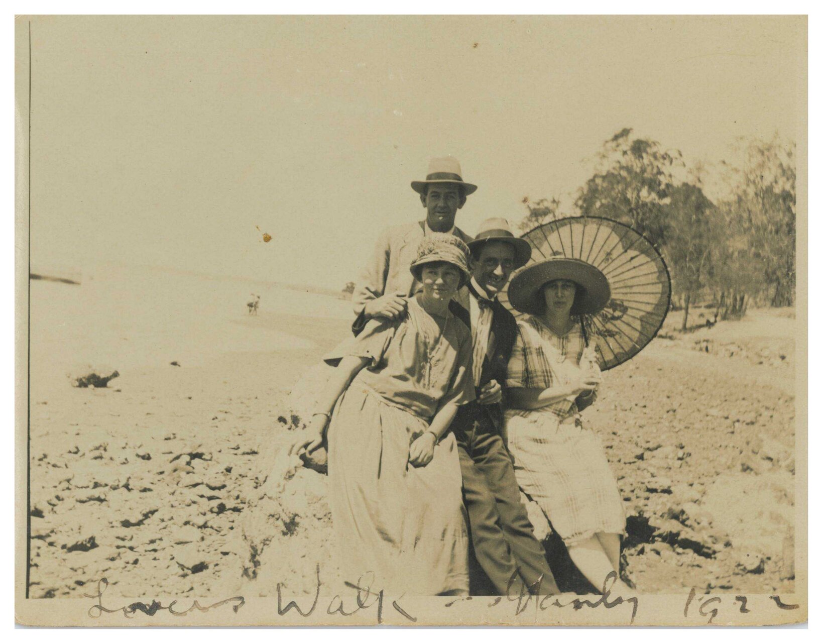 Lovers Walk, Manly - 1922