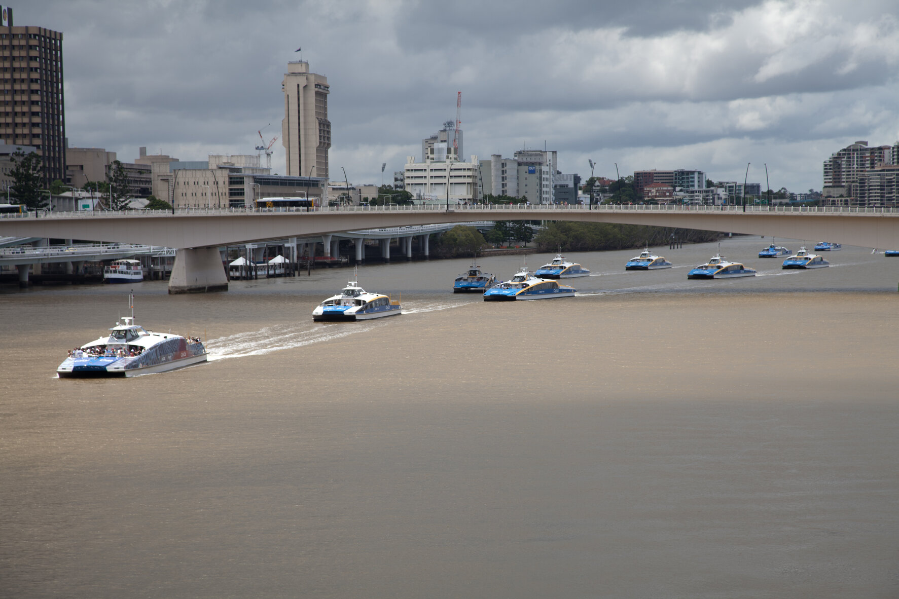CityCats return to the Brisbane River after floodwaters recede - 2011