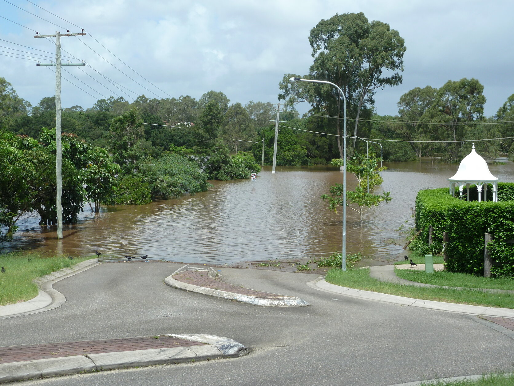 Sprenger Street under floodwaters, Fig Tree Pocket - 2011