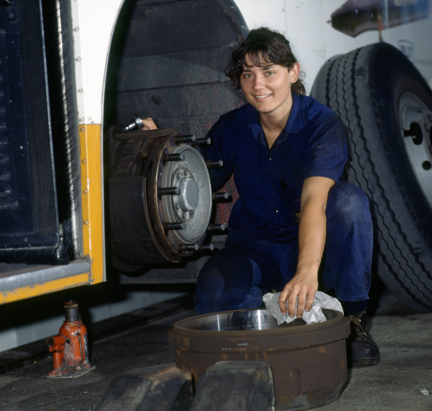 Council bus mechanics - 1995