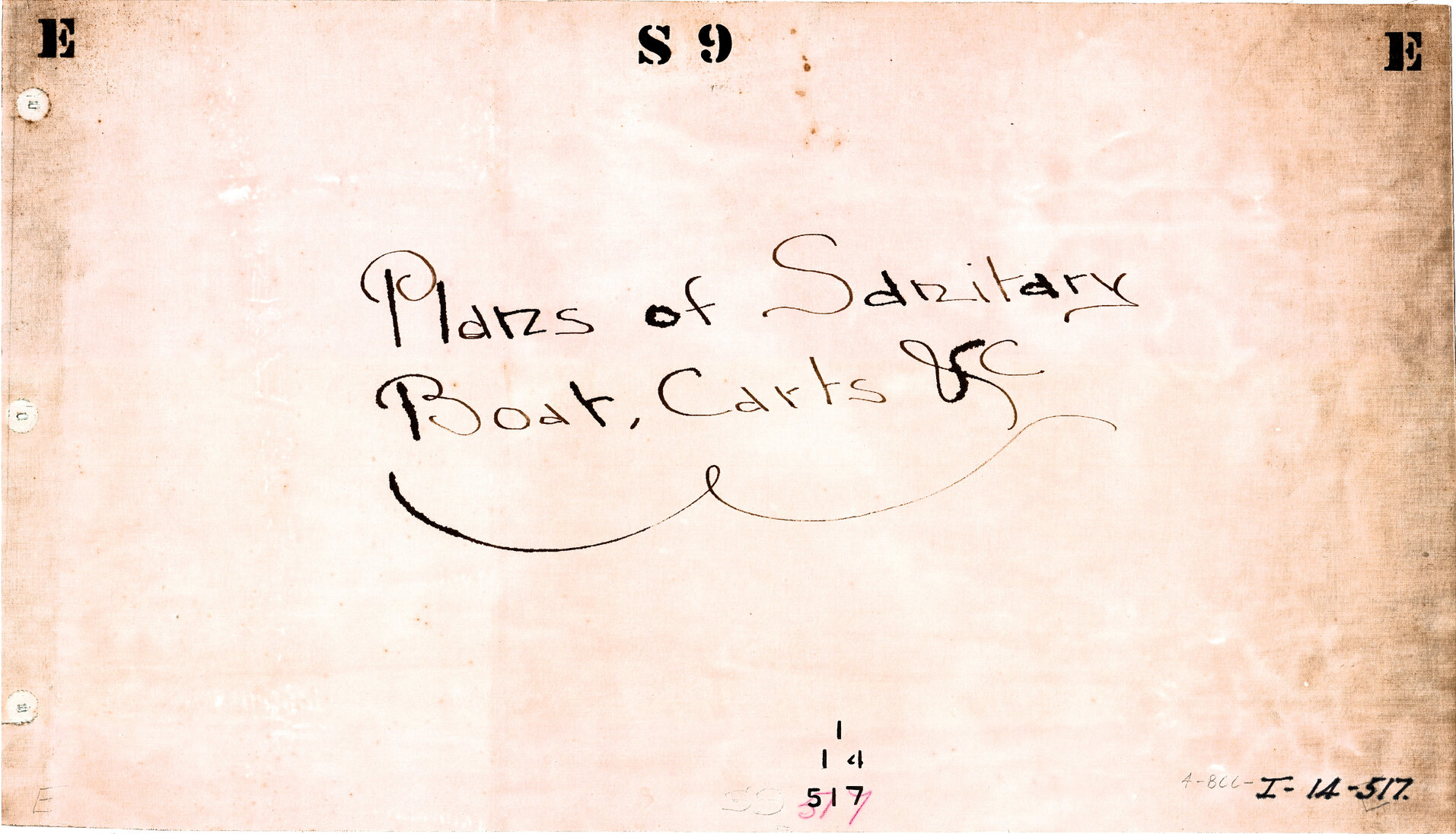 Plans Sanitary Vehicles and Wharf North Quay 1880 - 1935