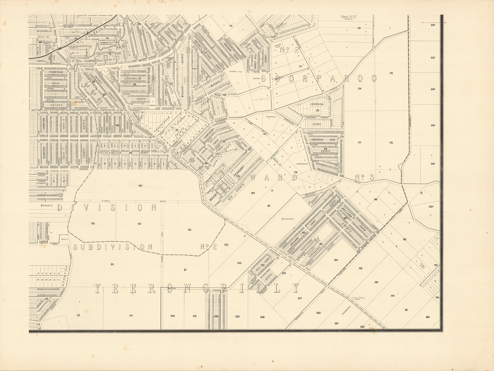 McKellar's Map - Sheet 12