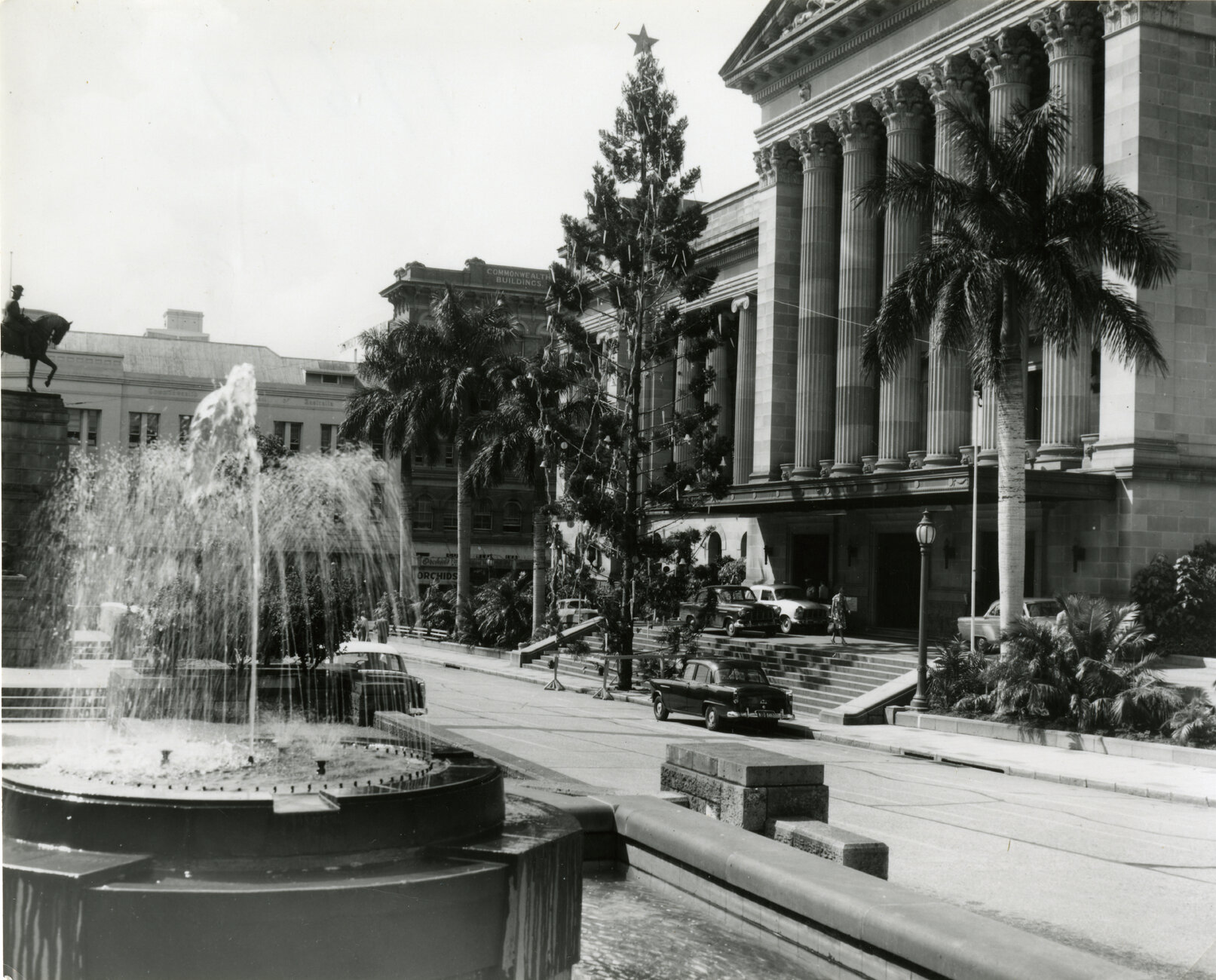 Christmas Tree - City Hall Entrance 1962