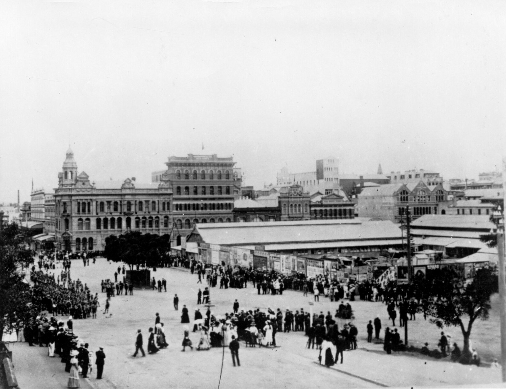 Boy Scout Parade, Albert Street, now King George Square - 1910