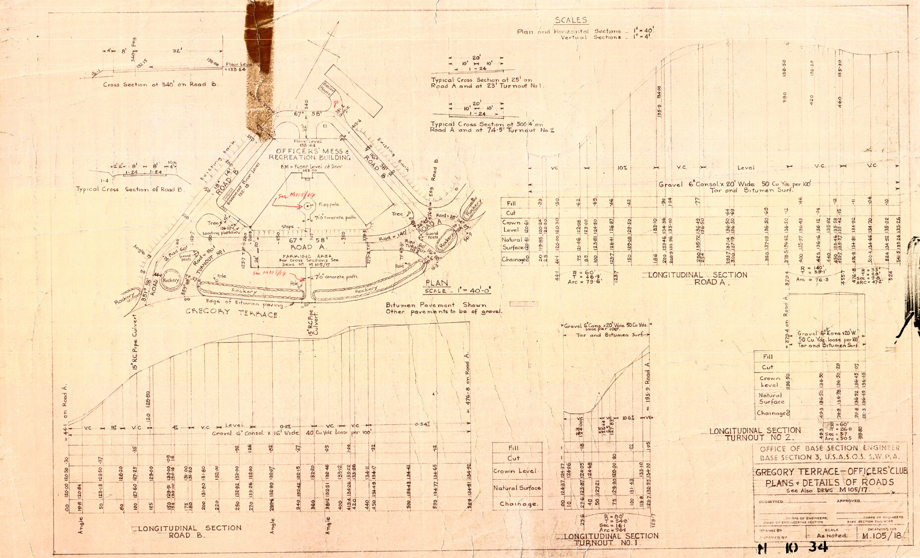 Officers club, Victoria Park, Gregory Terrace - 1942