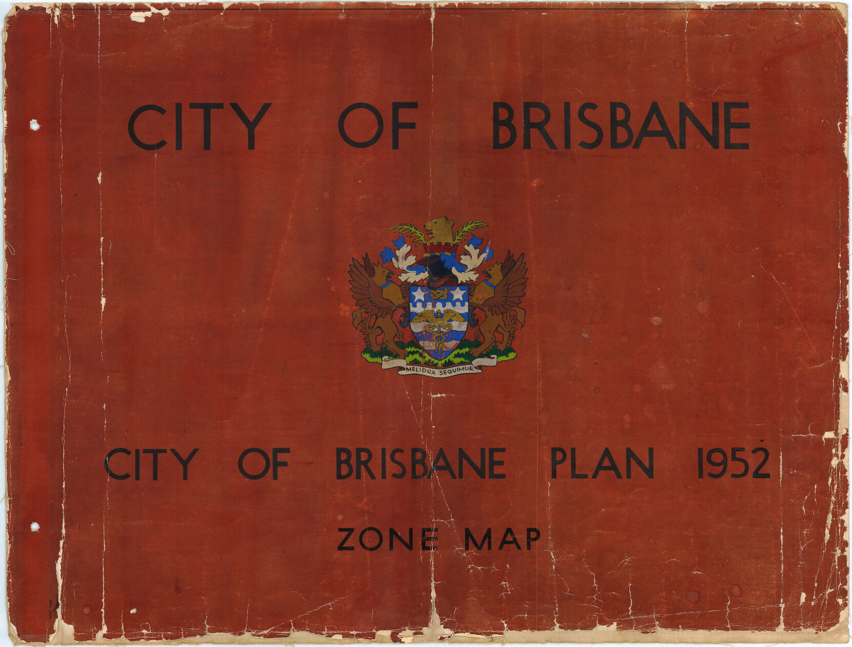 City of Brisbane Town Plan - proposed 1952
