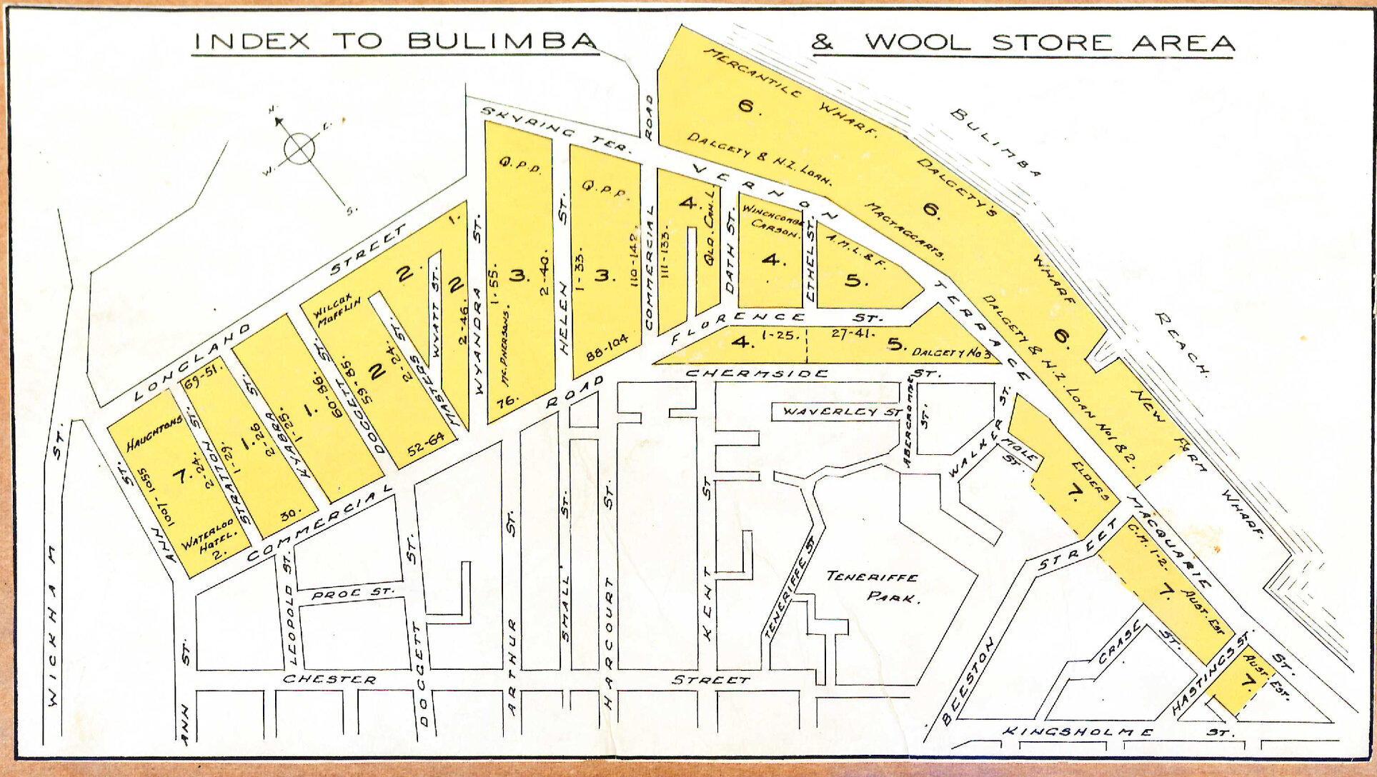 Teneriffe - Mahlstedt's Detail Fire Survey - 1951-1975