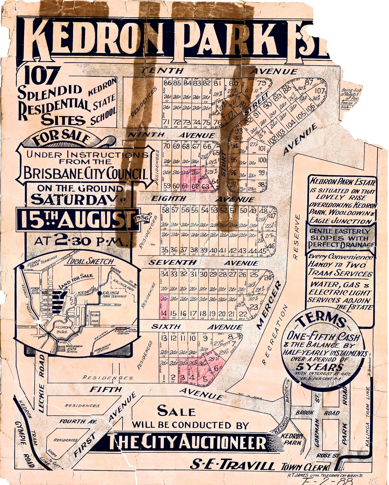 Kedron Park Estate - 1936