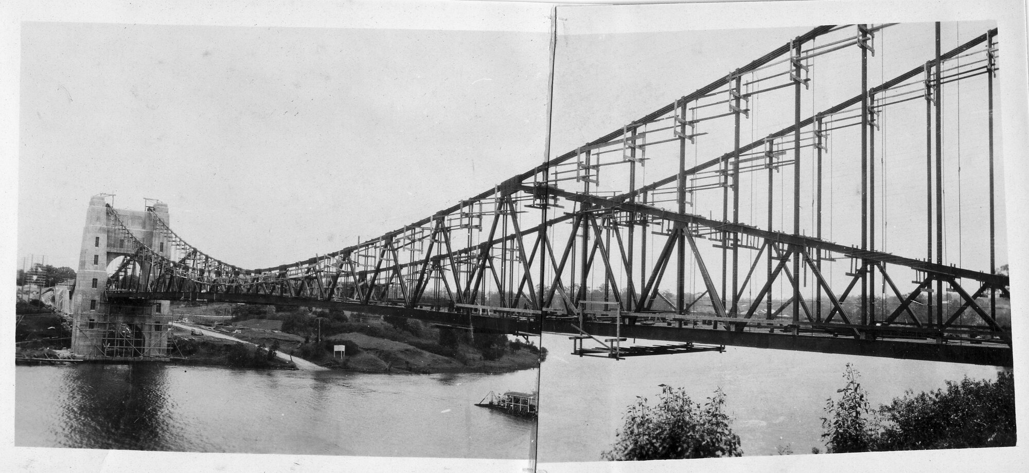 Walter Taylor Bridge under construction - c.1935