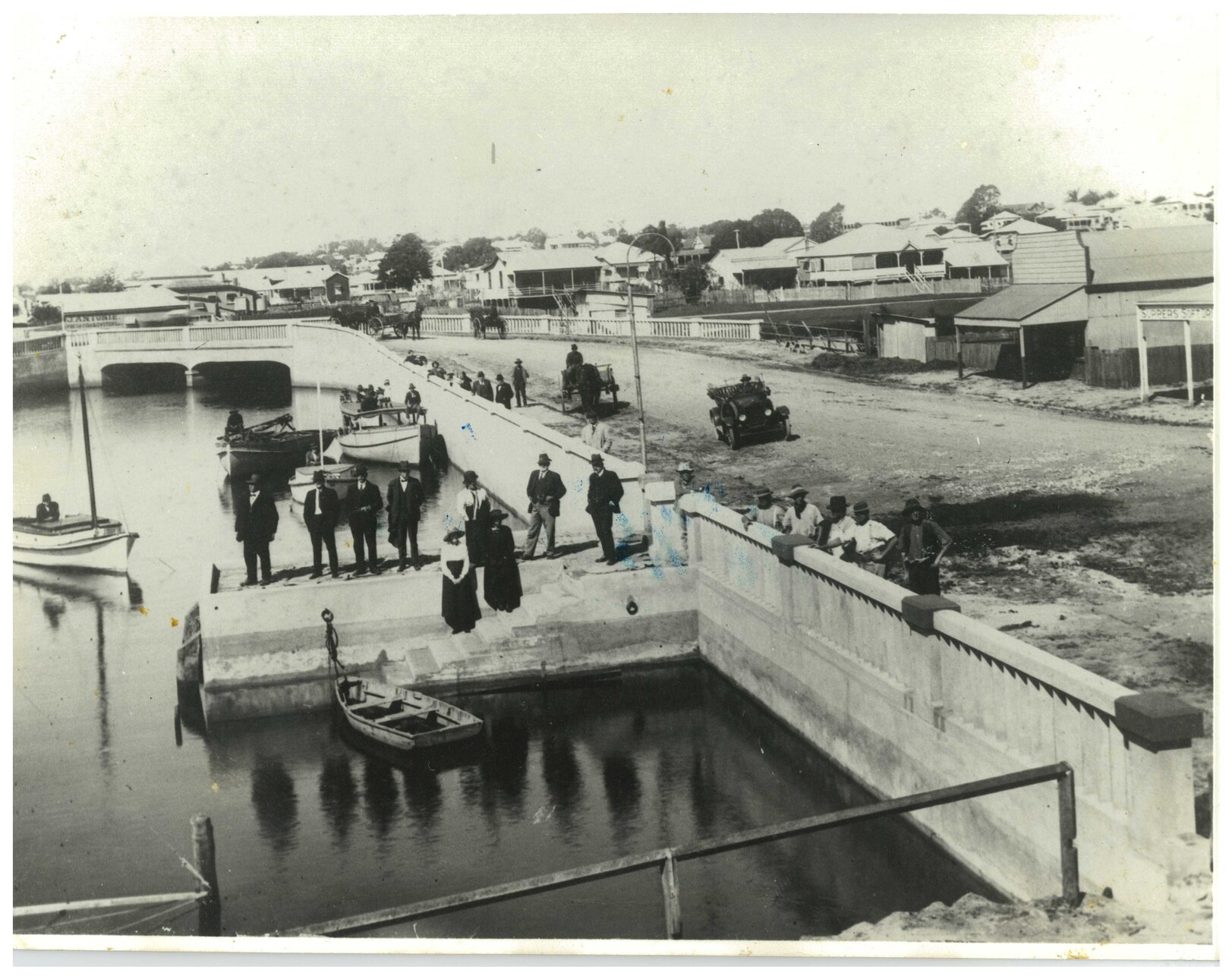 Opening of Fox Street Bridge, 1921 - Wynnum
