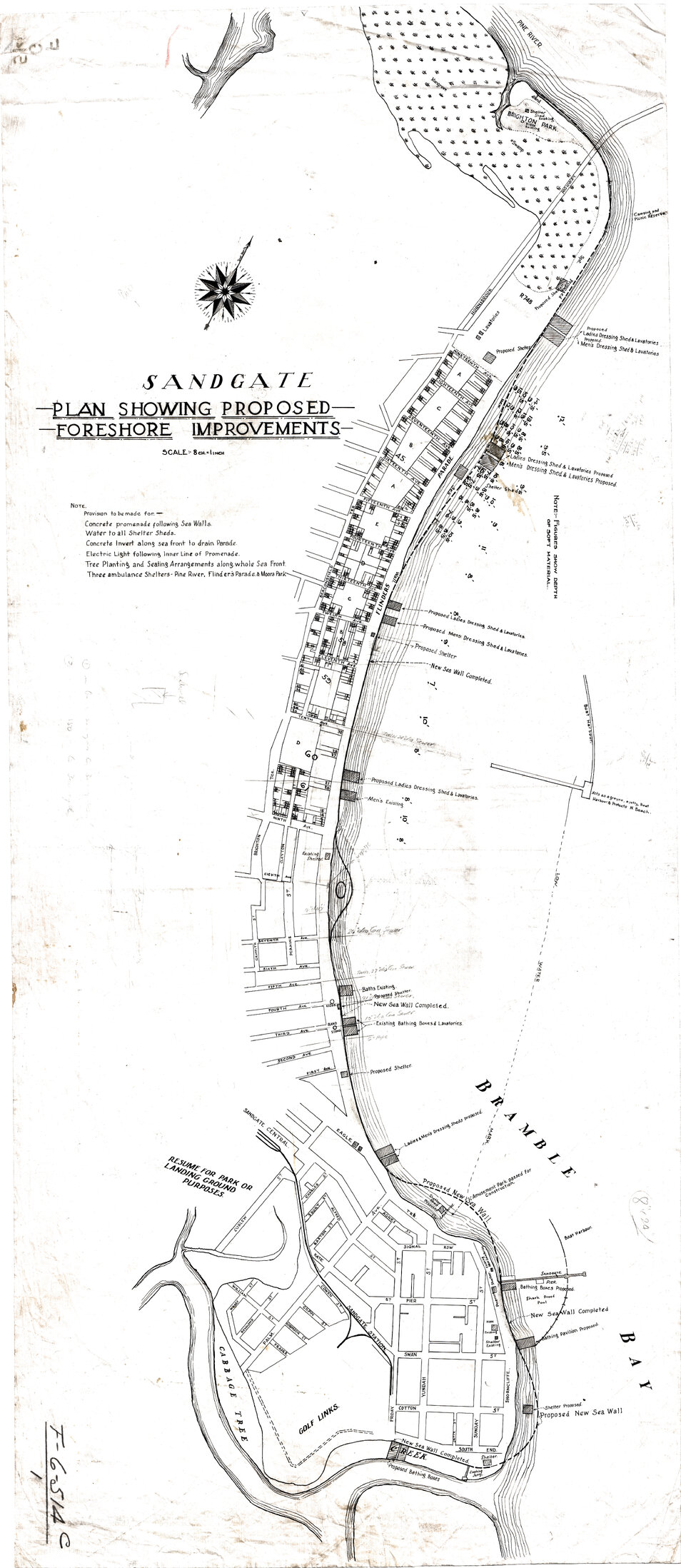 Reclamation and Improvement Plans - Sandgate 1927