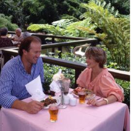 Mt Coot-tha Botanic Gardens - Eating at Restaurant 1989