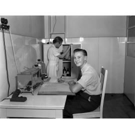 Immunisation Clinic - Staff Recording Details in the Infectious Diseases Register - City Hall - 1950