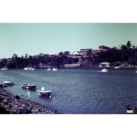 Warana Festival Water Activities - Boats on River off New Farm Park - 1967