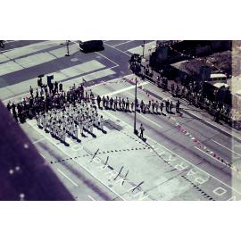 Warana Festival - Marching Band in King George Square - 1967