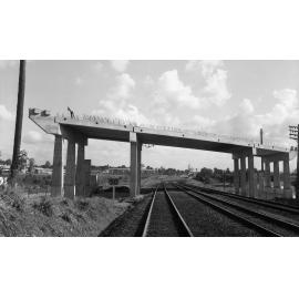 Venner Road Railway Overpass Construction - Yeronga - 1969