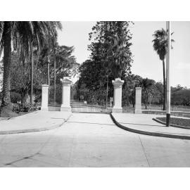 Edward Street Gates to the City Botanic Gardens - 1981