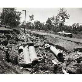 1974 Flood Damage to Waterford Street - Ellen Grove.