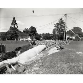 1974 Flood Damage to Poinciana Street - Inala.