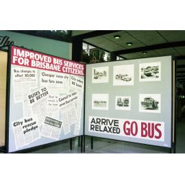 Transport Display to Promote New Bus Routes at Garden City Shopping Centre - Upper Mount Gravatt.